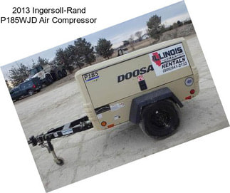 2013 Ingersoll-Rand P185WJD Air Compressor