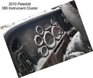 2010 Peterbilt 386 Instrument Cluster