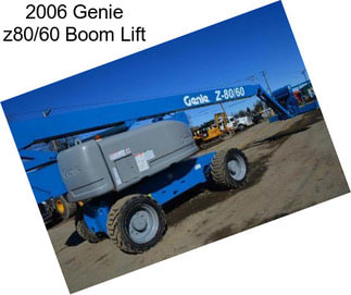 2006 Genie z80/60 Boom Lift