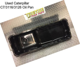 Used Caterpillar C7/3116/3126 Oil Pan