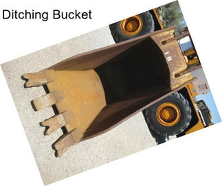 Ditching Bucket