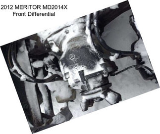 2012 MERITOR MD2014X Front Differential