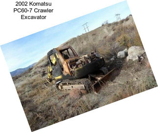 2002 Komatsu PC60-7 Crawler Excavator