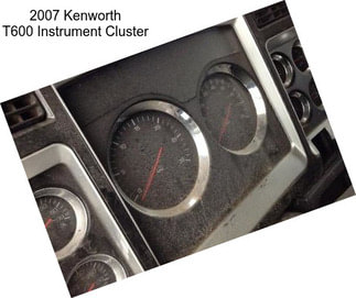 2007 Kenworth T600 Instrument Cluster