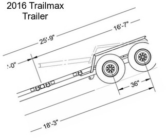 2016 Trailmax Trailer