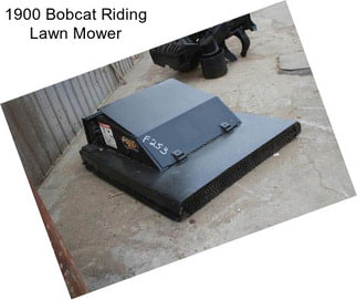 1900 Bobcat Riding Lawn Mower