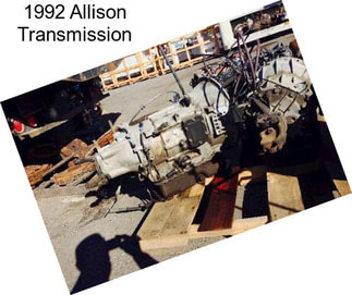 1992 Allison Transmission