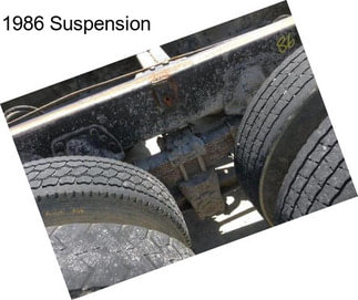 1986 Suspension