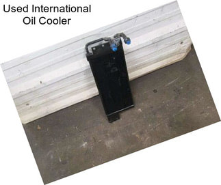 Used International Oil Cooler