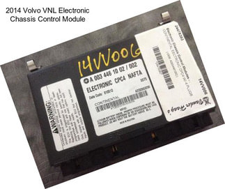 2014 Volvo VNL Electronic Chassis Control Module