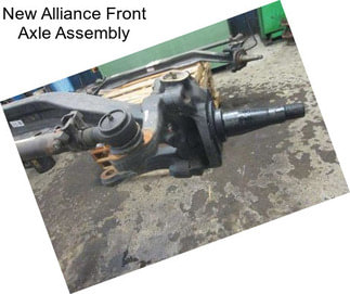 New Alliance Front Axle Assembly