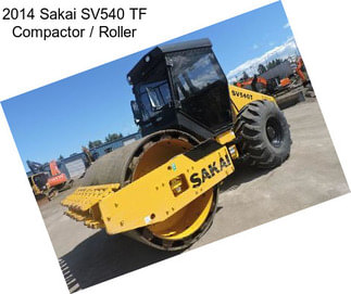 2014 Sakai SV540 TF Compactor / Roller