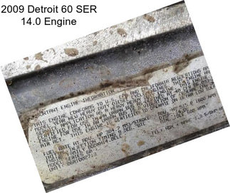 2009 Detroit 60 SER 14.0 Engine