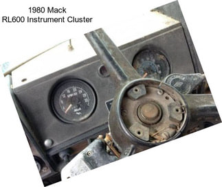 1980 Mack RL600 Instrument Cluster