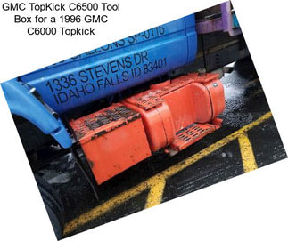 GMC TopKick C6500 Tool Box for a 1996 GMC C6000 Topkick