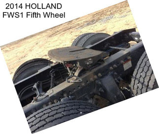 2014 HOLLAND FWS1 Fifth Wheel