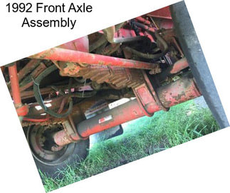 1992 Front Axle Assembly