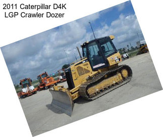 2011 Caterpillar D4K LGP Crawler Dozer