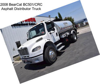 2008 BearCat BC501/CRC Asphalt Distributor Truck