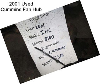 2001 Used Cummins Fan Hub