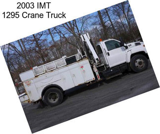 2003 IMT 1295 Crane Truck