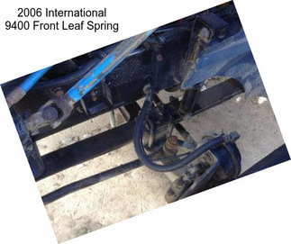 2006 International 9400 Front Leaf Spring