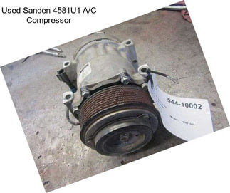 Used Sanden 4581U1 A/C Compressor