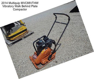 2014 Multiquip MVC88VTHW Vibratory Walk Behind Plate Compactor