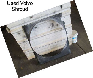 Used Volvo Shroud