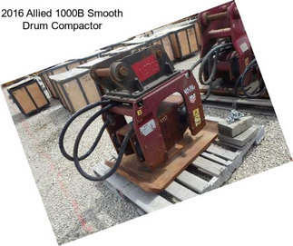 2016 Allied 1000B Smooth Drum Compactor