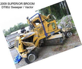 2009 SUPERIOR BROOM DT80J Sweeper / Vactor