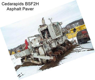 Cedarapids BSF2H Asphalt Paver