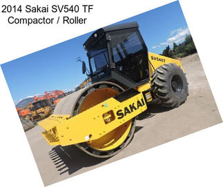 2014 Sakai SV540 TF Compactor / Roller