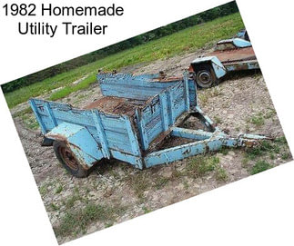 1982 Homemade Utility Trailer