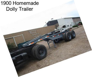 1900 Homemade Dolly Trailer