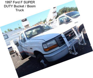 1997 Ford F SUPER DUTY Bucket / Boom Truck