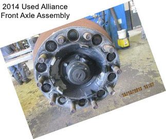 2014 Used Alliance Front Axle Assembly