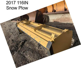 2017 116IN Snow Plow