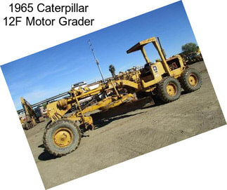 1965 Caterpillar 12F Motor Grader