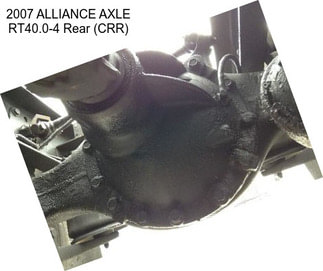 2007 ALLIANCE AXLE RT40.0-4 Rear (CRR)