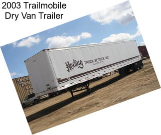 2003 Trailmobile Dry Van Trailer