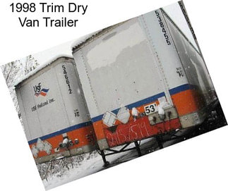 1998 Trim Dry Van Trailer