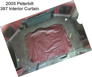 2005 Peterbilt 387 Interior Curtain