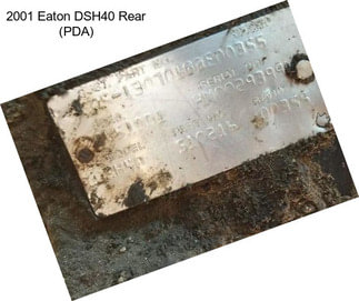2001 Eaton DSH40 Rear (PDA)