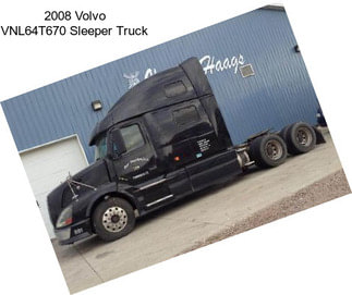 2008 Volvo VNL64T670 Sleeper Truck