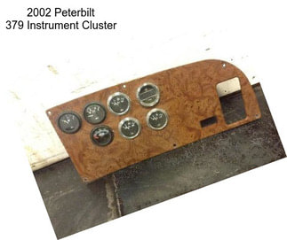 2002 Peterbilt 379 Instrument Cluster