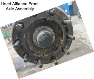 Used Alliance Front Axle Assembly