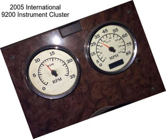 2005 International 9200 Instrument Cluster
