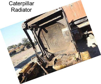 Caterpillar Radiator