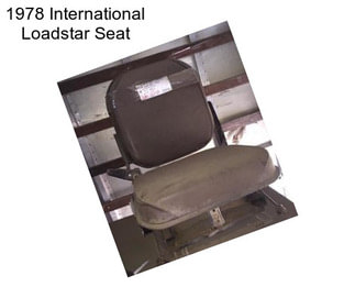 1978 International Loadstar Seat